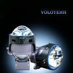 H1-5 Series 3.0 Inch Dual Direct Round Bi-LED Projector Lens Dual Beam Headlight Lens OSRAM LEDs 4300K/6500K