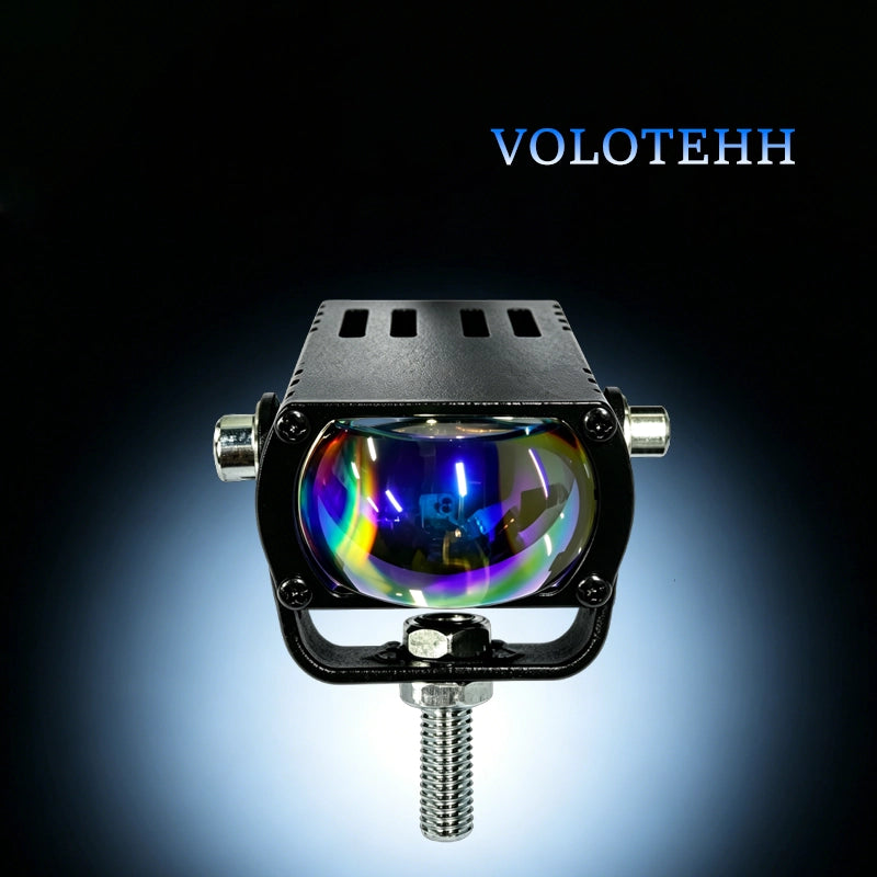 V82 Series Đèn Lưới LED 1 Bóng Cho Ô Tô – Đèn Flash Vàng & Trắng + RGB Trên Dưới, Công Suất 60W, 6000LM, 3500-6000K, Điện Áp 12-48V
