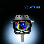 V82 Series Đèn Lưới LED 1 Bóng Cho Ô Tô – Đèn Flash Vàng & Trắng + RGB Trên Dưới, Công Suất 60W, 6000LM, 3500-6000K, Điện Áp 12-48V