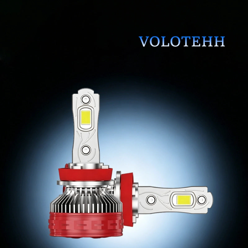 V12 Kiểu tiêu chuẩn Đèn pha LED ô tô Chip 4575-12×51mil DC12V Công suất ổn định 85W 12000LM Nhiệt màu kép 4300K/6000K