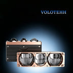 TS10 Series Premium Six-Eye LED Grille Spot Light Car Front Grille Driving Lamp 112W High Power 9-16V