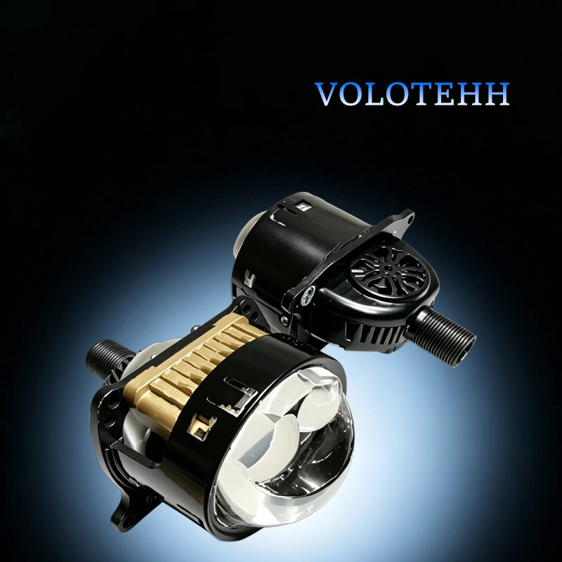 D60S- Series 3.0 Inch No-Modification Dual Beam Bi-LED Projector Lens Dual Direct Headlight Lens OSRAM LEDs 4300K/6500K