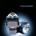 H1-2 Series 3.0 Inch Dual Direct Square Bi-LED Projector Lens Dual Beam Headlight Lens OSRAM LEDs 4300K/6500K