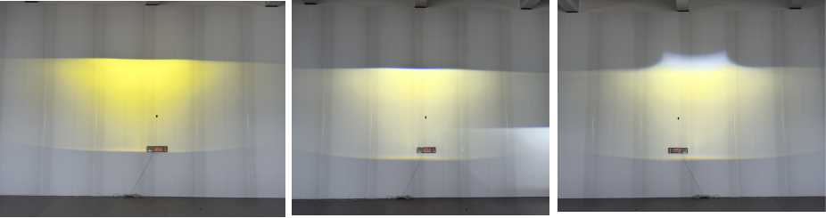 WD-23C Series + Đèn LED Trung Võng Ô Tô + Đèn Sương Mù Bi Cầu 3 Inch Không Chiếu Thẳng + 3 Màu, Cos/Pha 35W/45W, LED Osram Nhập Khẩu