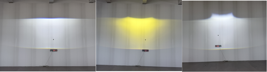 WD-25C Series + Đèn LED Trung Võng Ô Tô + Đèn Sương Mù Bi Cầu 3 Inch Không Chiếu Thẳng + 3 Màu, Cos/Pha 35W/45W, LED Osram Nhập Khẩu