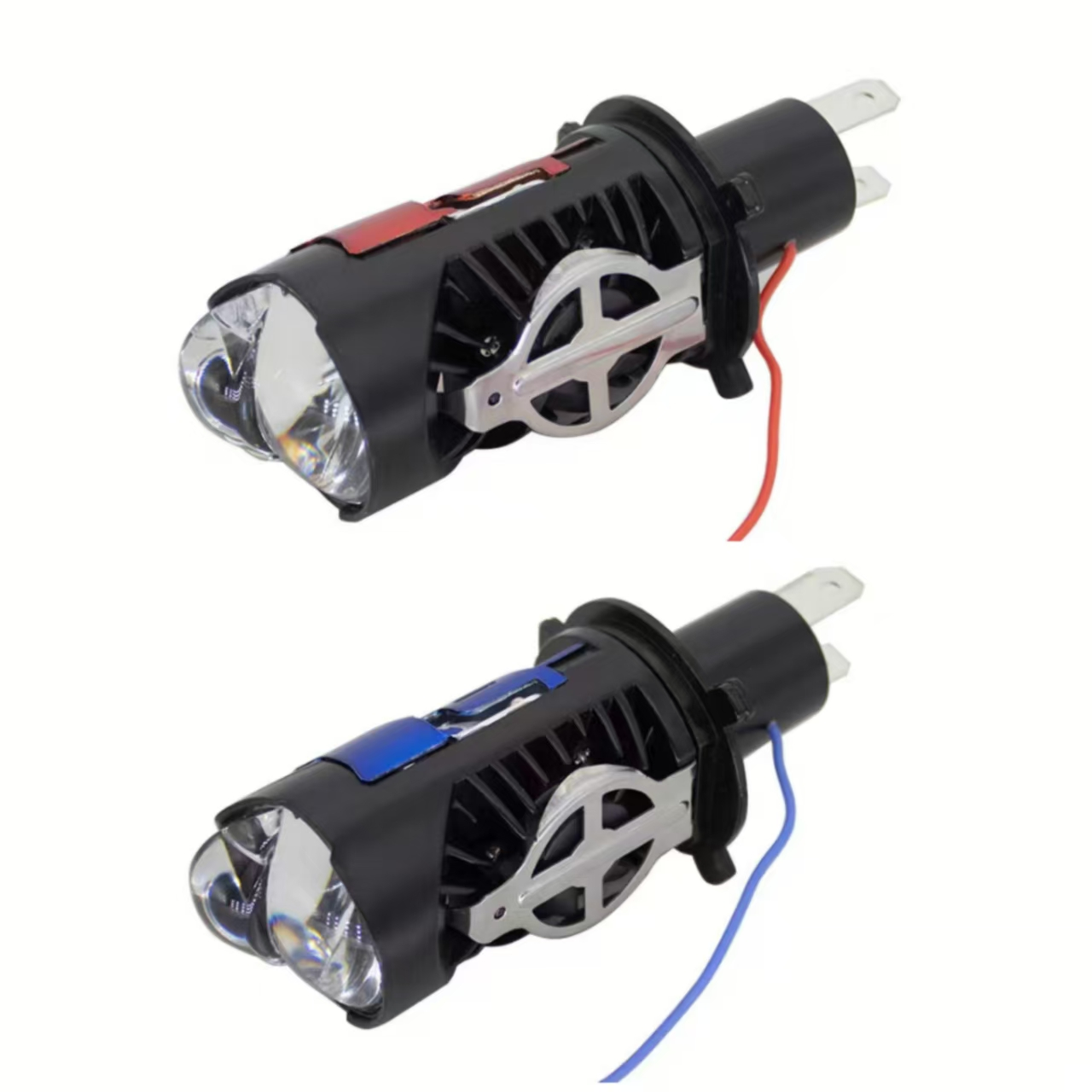 Dòng T18 mắt quỷ Đèn thấu kính H4 6000K BH18 tháng